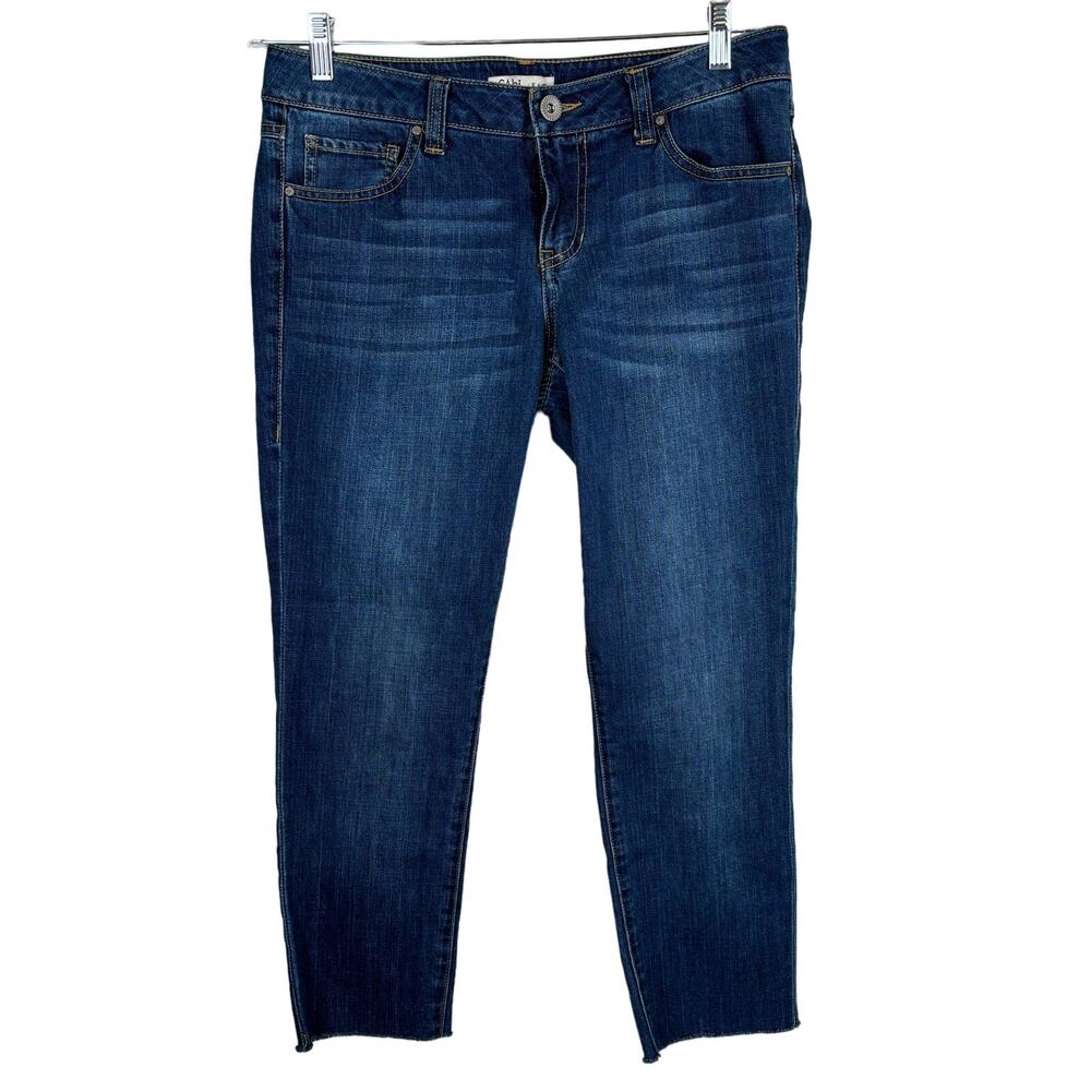 Cabi Jean's Women's Size 8 Low Rise Dark Wash Five Pocket‎ Skinny Denim Jeans